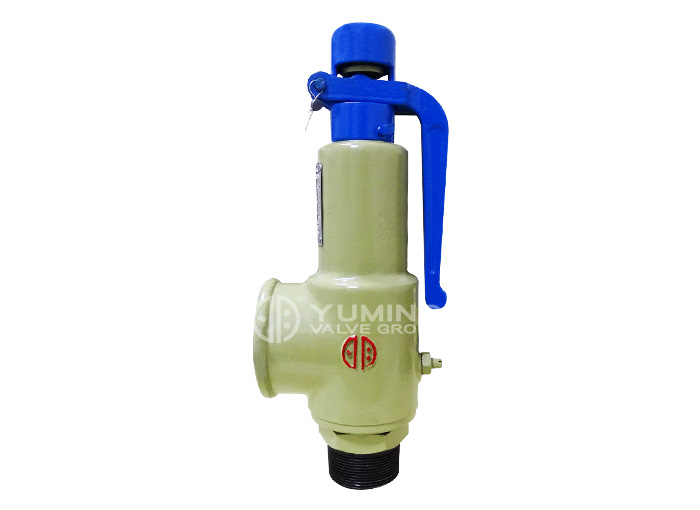 open safety valve with handle spring