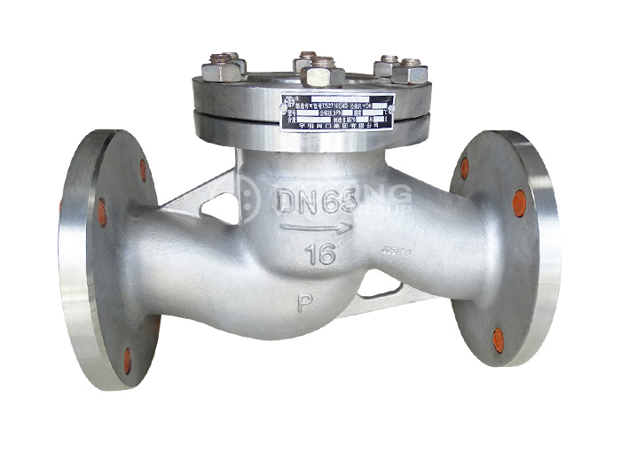 Flange stainless steel lift type check valve