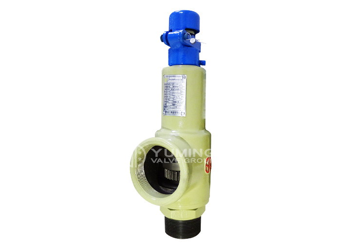 open safety valve with handle spring